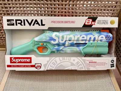 NERF Rival Supreme Pump Action Blaster w/ 8 High-Impact Rounds SS21 Box Logo