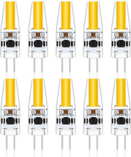 G4 LED Bulb Dimmable, 3W Equivalent to 20W-30W Halogen Bulb, AC/DC 12V-24V, T3 J