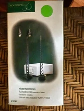 DEPT 56 GENERAL VILLAGE Accessory RAILROAD LAMPS (T) NIB