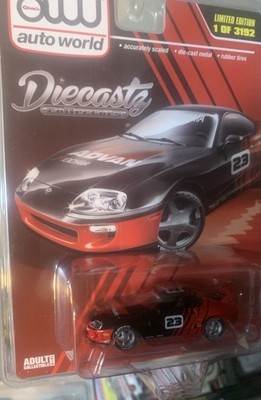 AUTO WORLD DIECASTZ ADVAN 1994 TOYOTA SUPRA LIMITED EDITION
