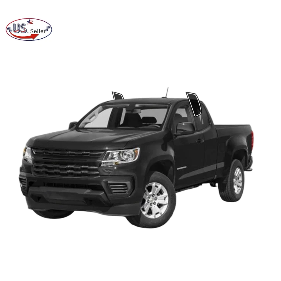 Kit de película de tinte de ventana de 2 capas precortada para Chevy Colorado 2015-2022 cabina extendida Foto 3 de 4