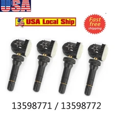TIRE PRESSURE SENSOR For GMC Chevy 4PCS Set of 4 13598772 / 13598771 13540601