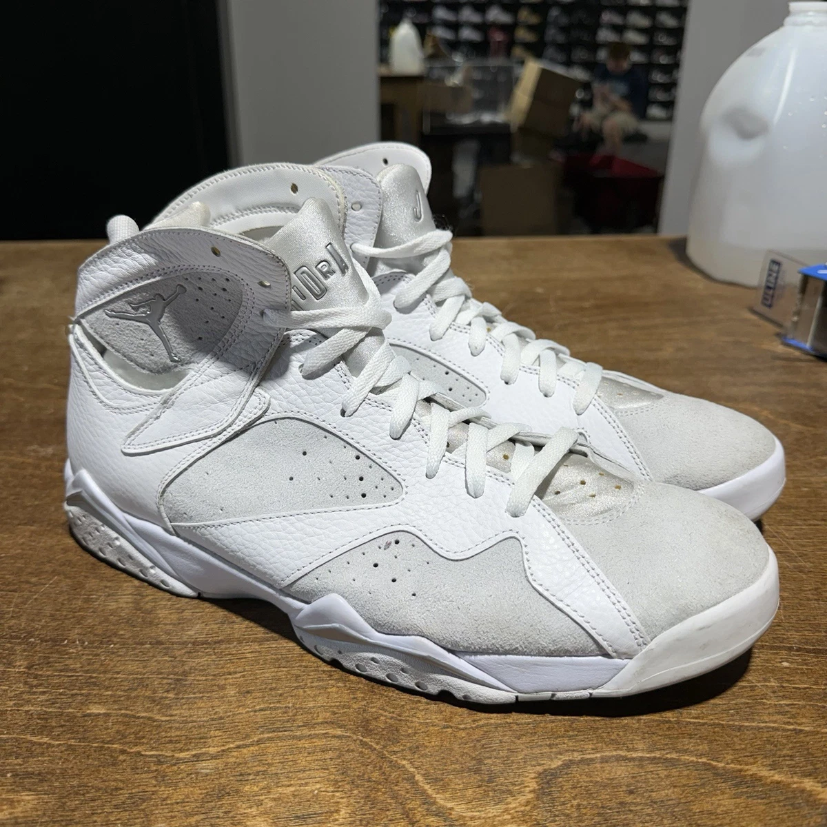 NIKE AIR JORDAN 7 RETRO PURE MONEY ナイキ Preços baixos em Jordan 7 Retro Pure Money | eBay