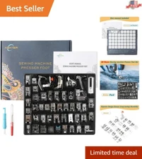 Professional 48-Piece Sewing Foot Kit with Free Tools - Perfect Gift Set
