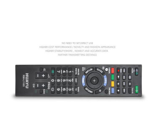 Replacement Remote Control For Sony TVs - Compatible With RM-YD094, RM-YD102 Models