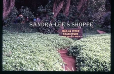 1980 Slide Wailua River State Park Fern Grotto Area Sign Kauai Hawaii #3948