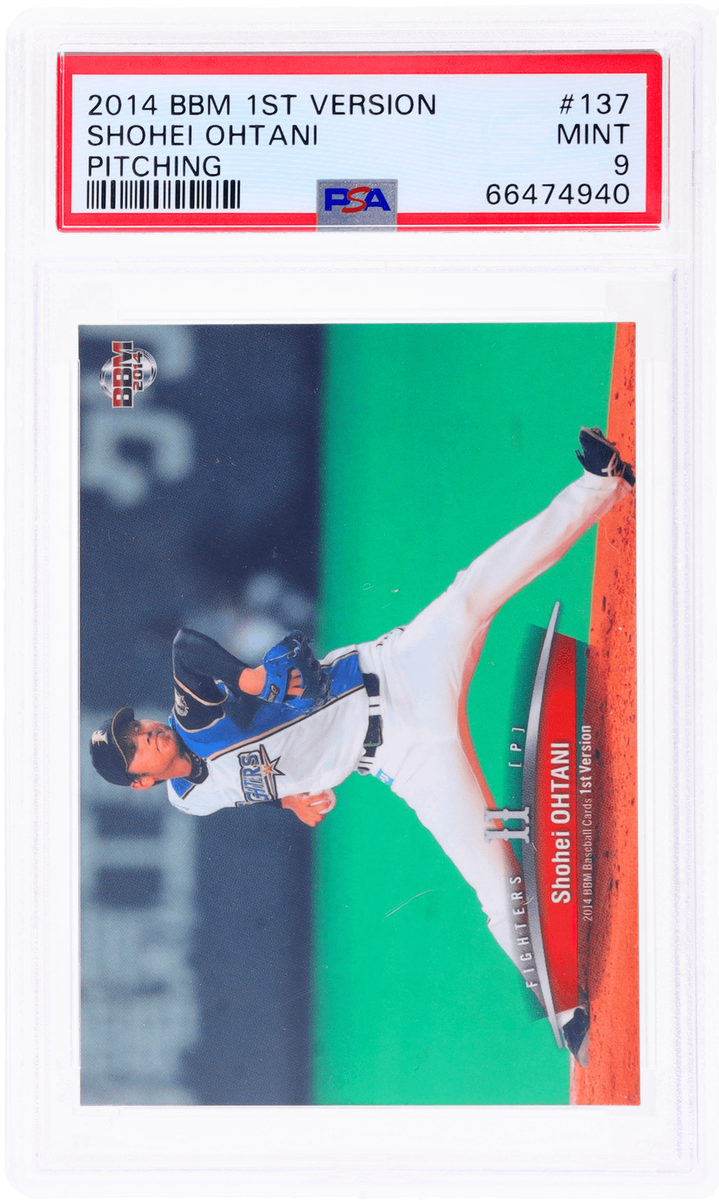 2014 Bbm 1st Version Shohei Ohtani Pitching #137 PSA 9 | eBay