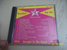 NEW SEALED DK KARAOKE POP 80's STRAIGHT TO THE HEART DK 3 091