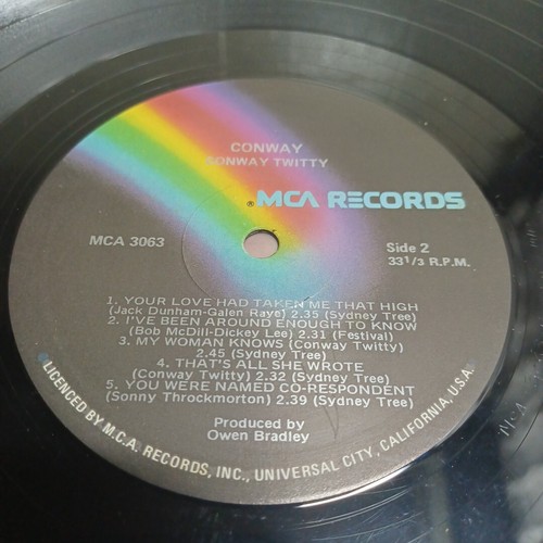Conway Twitty Conway Vintage LP Vinyl Record Original 1978 MCA 70s Country - Picture 7 of 12