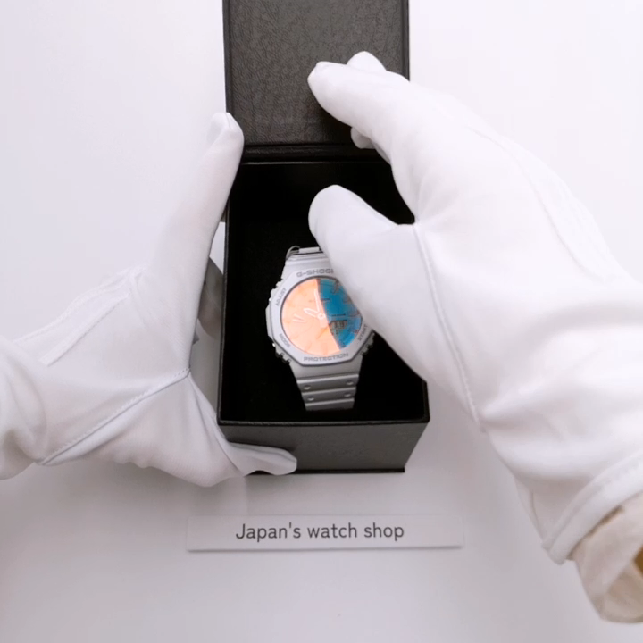 CASIO G-SHOCK GA-2100TL-7AJF Blue Orenge BEACH TIME LAPSE Men's