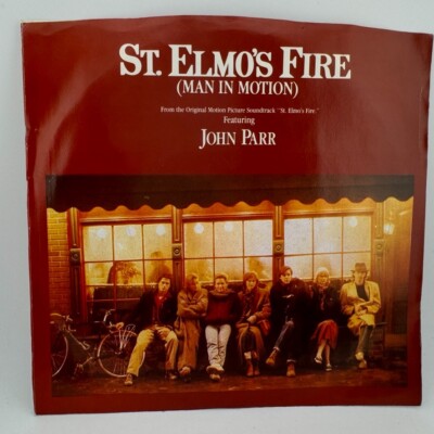 JOHN PARR 7'' 45 RPM ''St. Elmo's Fire'' & ''One Love'' with Picture Sleeve EX