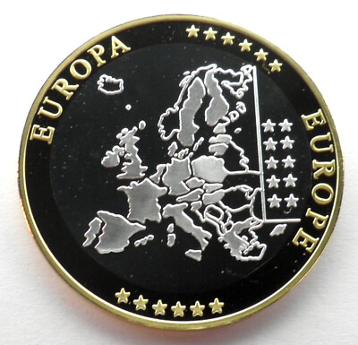 FRANCE FIRST COMMEMORATIVE 50 EURO 2002 Goddess Europa Silver