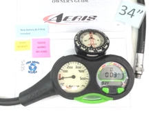 Aeris A300G Air Integrated Scuba Dive Computer Console Air & Nitrox  A 300  G