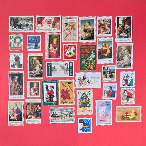 Briefmarken zum Basteln oder Versand: Weihnachten USA unbenutzte Briefmarken (20)