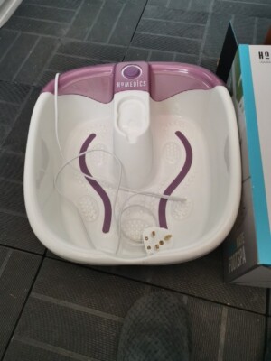 Bubble Mate Fußspa, sanfte Blasen beruhigen überarbeitete Füße, kein Nagelset