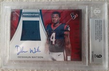 Deshaun Watson 2017 Rookies & Stars Freshman Orientation Auto Jersey RC BGS 9 