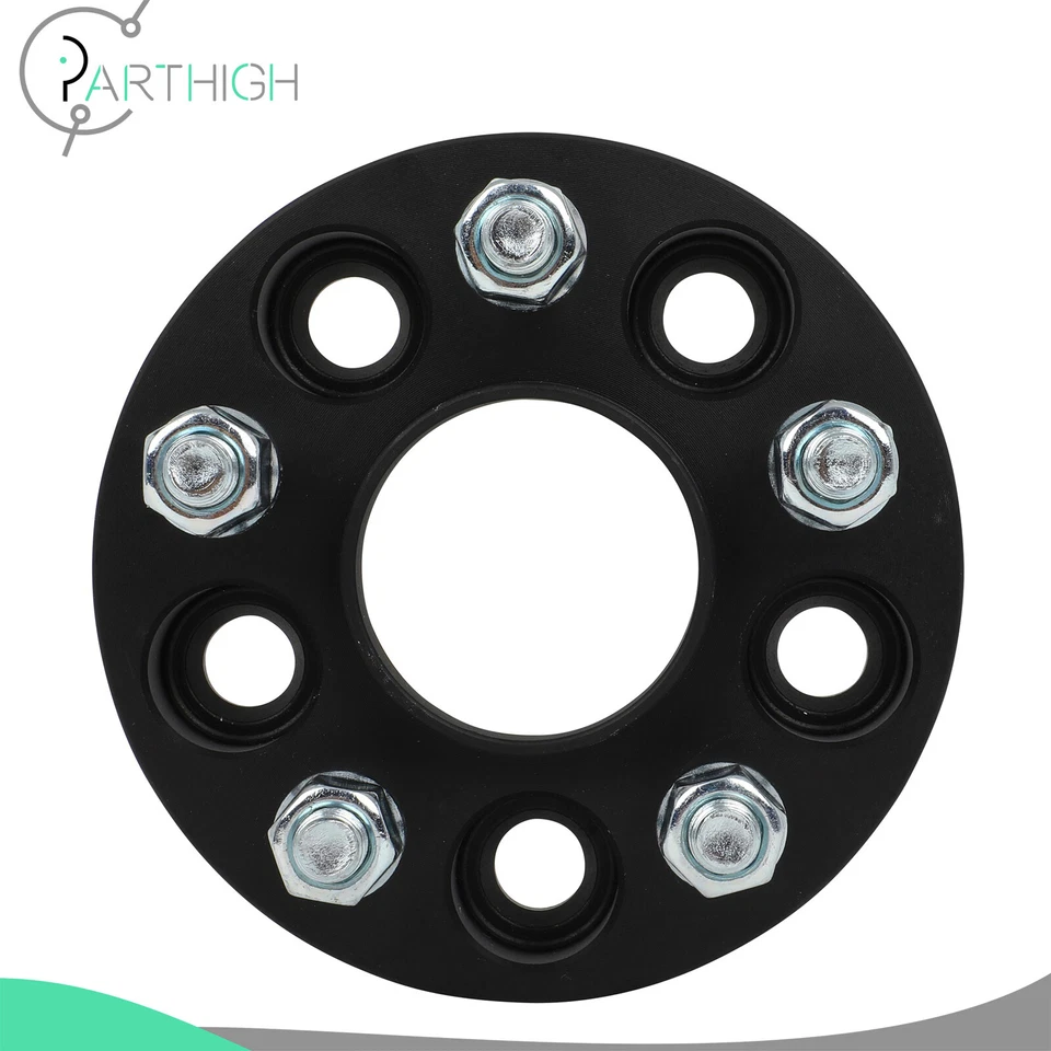 Espaciadores de rueda centrados en el cubo (4) 1" de grosor para Ford Fusion Escape Bronco Sport 5x108 Foto 4 de 4