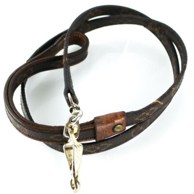 Louis Vuitton Monogram Les Baxter Dog Leash SL0040 R7