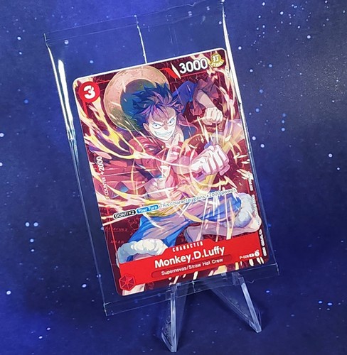 Tarjeta promocional de One Piece Kingdoms of Intrigue Monkey D Luffy sellada nueva inglesa - Imagen 5 de 13