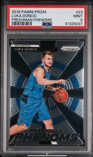 2018-19 Panini Prizm Luka Doncic #23 Freshman Phenoms RC Rookie PSA 9  lakers