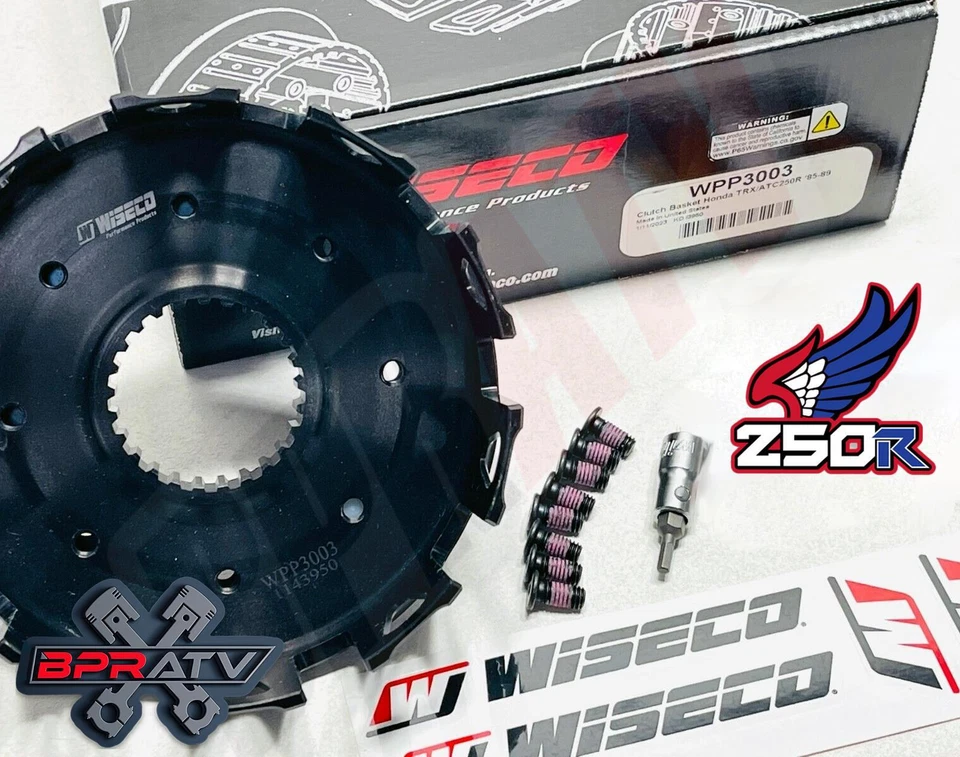 85-89 Honda ATC250R TRX ATC 250R TRX250R Wiseco Billet embrague con kit de embrague BPR Foto 4 de 4