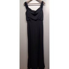 Jenny Yoo Formal Dress Women Size 8 Black Sleeveless Bridesmaid Prom Homecoming