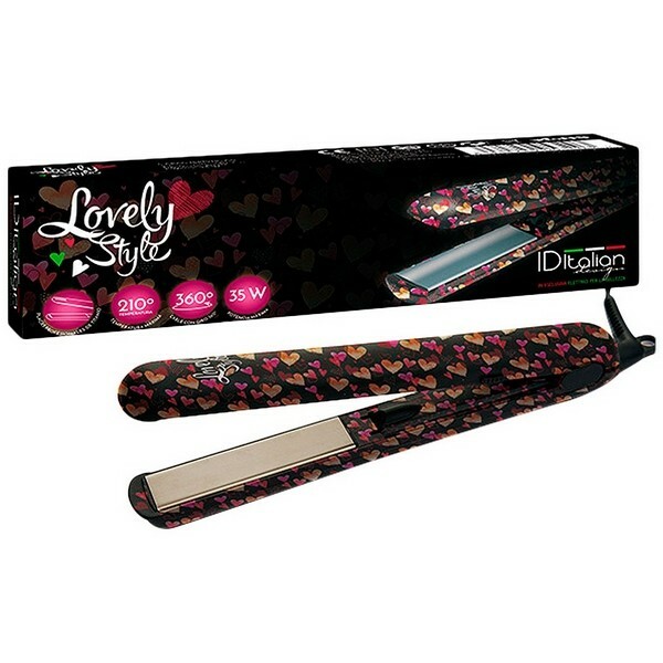Fer à lisser 35W compact rose pour se coiffer rapidement avant le travail