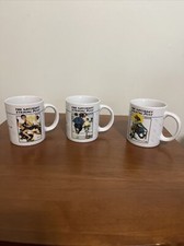 Norman Rockwell Saturday Evening Post Mugs-Set Of 3