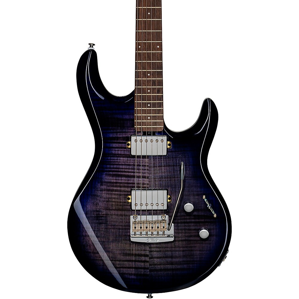 Sterling от Music Man Luke Flame Maple Электрогитара Blueberry Burst