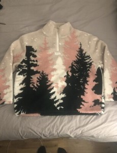 white quarter zip jacket