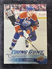 2016-17 Upper Deck UD Canvas Young Guns C219 Drake Caggiula Edmonton Oilers