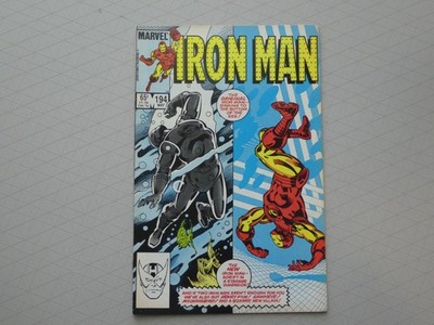 Iron Man 194 1985 Marvel Comics Key 1st App of Scrouge Disguised as Hobo