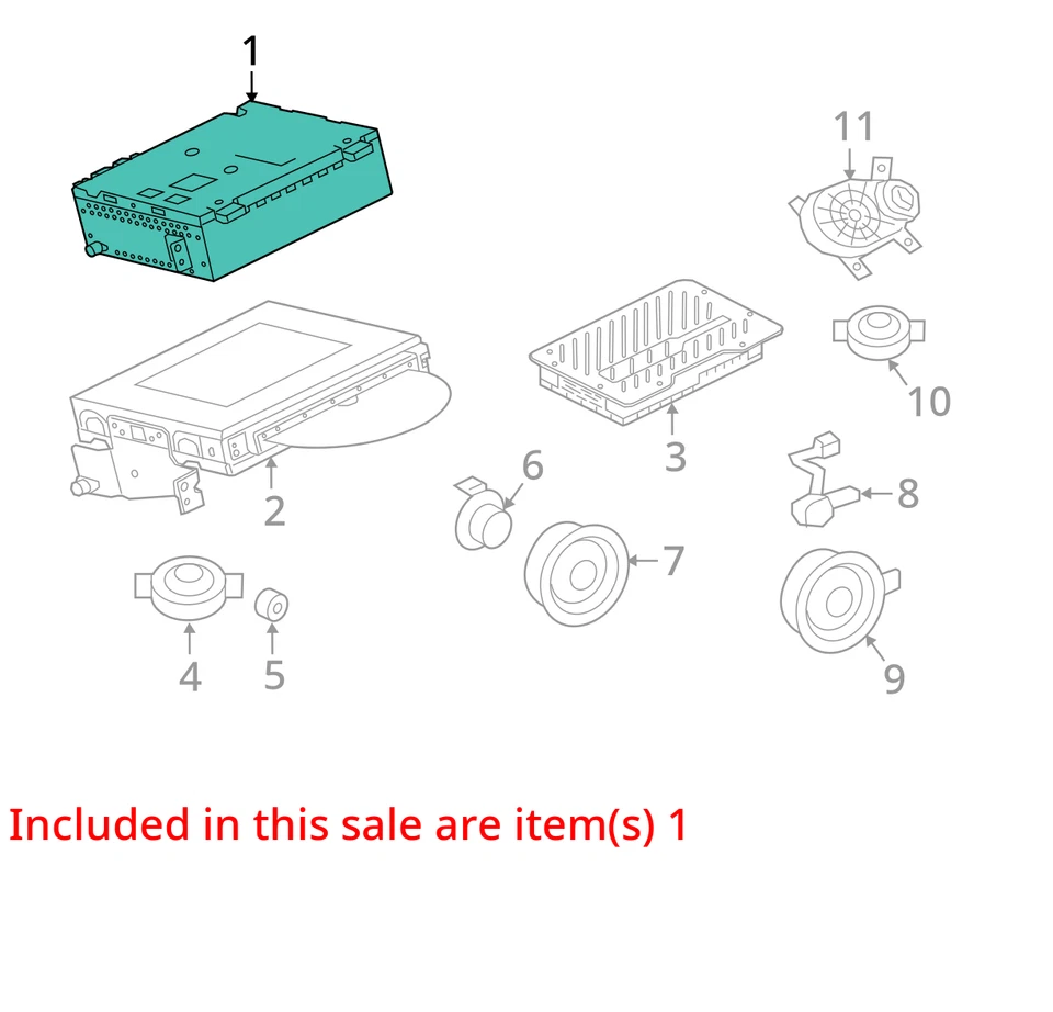Receptor de radio reproductor de CD Jaguar Xe Am Fm 2018-2018 QWDSH Foto 3 de 4
