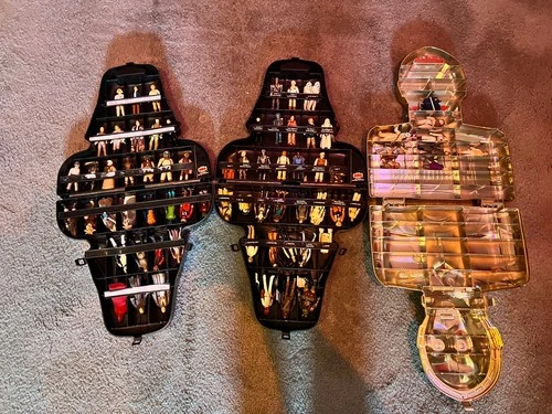 Vintage Kenner Star Wars Figure Lot 72 Figures carrying Case