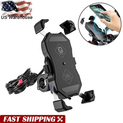 #ad #ad Motorcycle Cell Phone Holder USB Charger For Honda Goldwing 1500 1800 1200 US $30.93