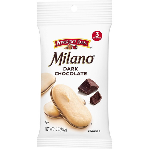 Pepperidge Farm Milano Dark Chocolate Cookies, 1.2 oz. Single-Serve Snack Pack - Picture 9 of 9