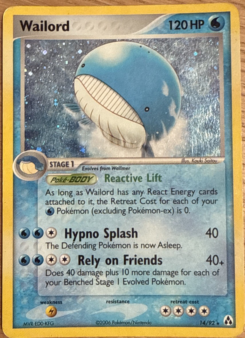 Wailord (14/92) Legend Maker - Holo - 2006 - Pokémon TCG