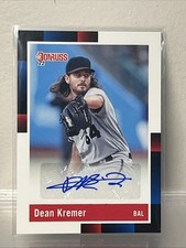 2022 Donruss Retro '88 Signatures Dean Kremer #R88S-DK