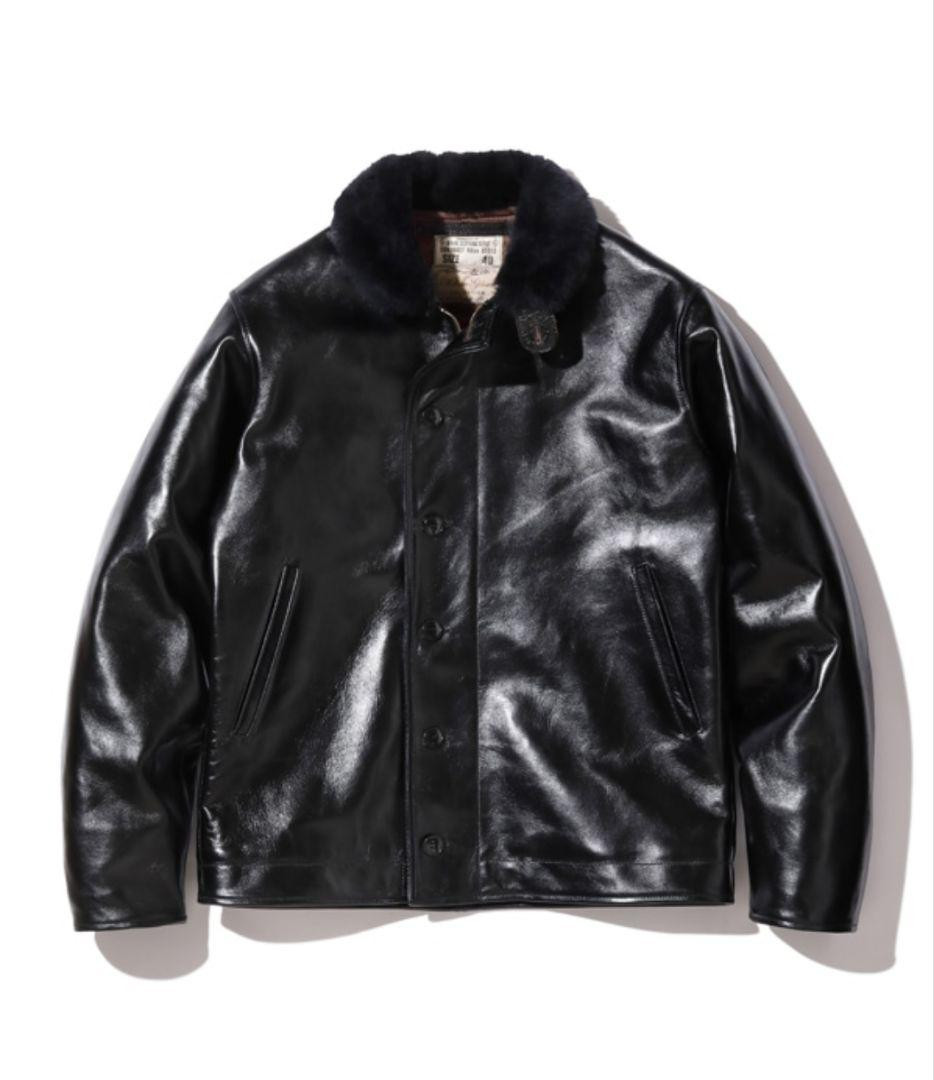 Buzzrickson's William Gibson Horse Leather N-1 Deck Jacket Buzzrickson's William Gibson Horse Leather N-1 Deck Jacket
