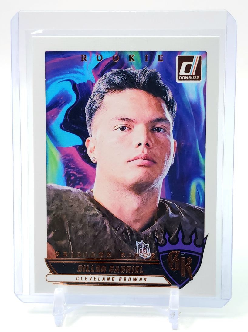 DILLON GABRIEL 2025 DONRUSS GRIDIRON KINGS ROOKIE BROWNS C RC Q5760
