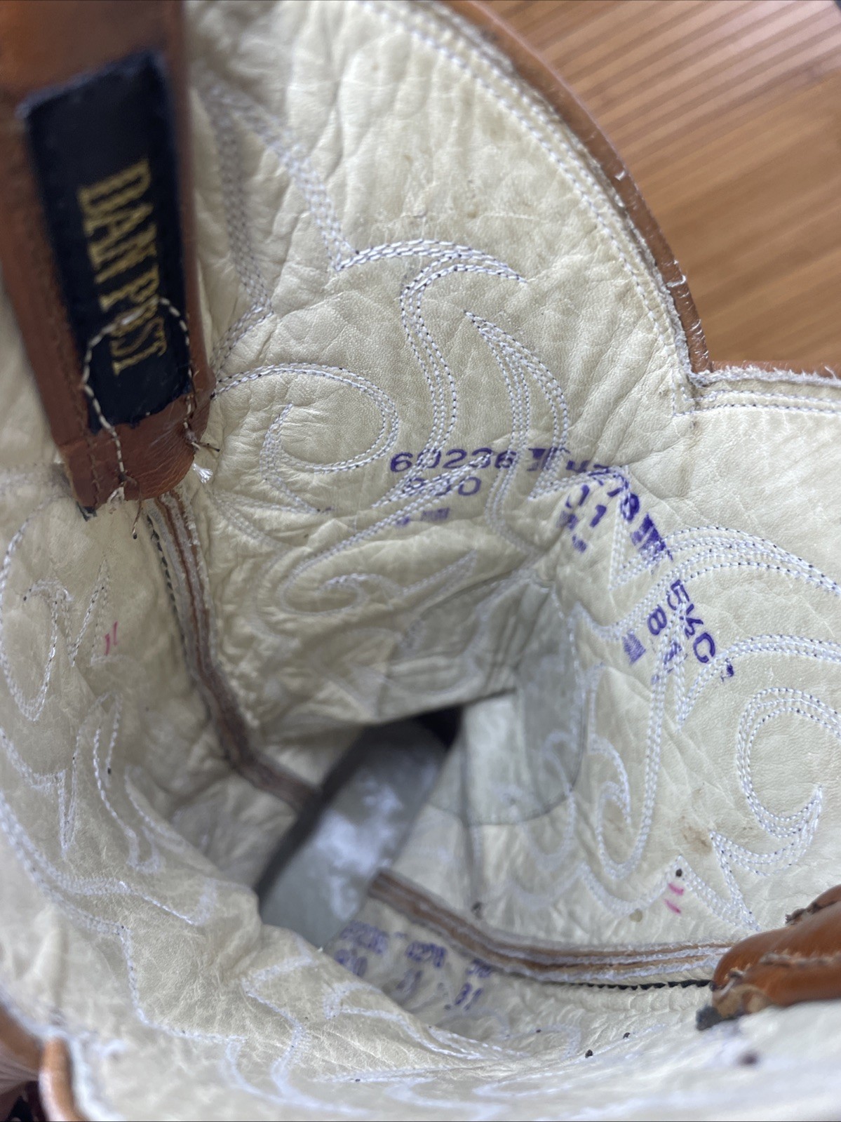 Dan Post Brown  Python Snake Skin Exotic Cowgirl … - image 19