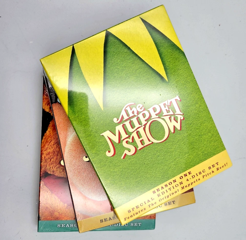 2016 The Muppet Show Complete Seasons One Two & Three Total of 12 DVD New Sealed - Image 3 of 4