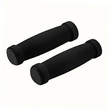  Chatham Foam Bike Handle Grips - Comfortable Non-Slip Black Single-speed