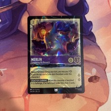 Disney Lorcana - WitW - Merlin Completing His Research - 58/204 Uncommon Foil NM