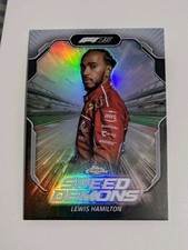 2025 Topps Chrome Formula F1 #SD-2 Lewis Hamilton Speed Demons Refractor