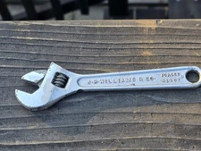 J.H. Williams 6"  "Superjustable" Wrench Vintage Used