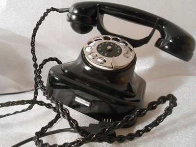 W28 Dez.1928 TAE volle Funktion altes Telefon Wählscheibe Bakelit W38 W48 KTD - Bild 1 von 4