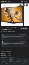 Black Sharp Aquas 60 Inch HD Tv Perfect condition High quality