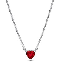 Pandora Schmuck Damen-Halskette Silber 925 Collier Funkelndes Herz 392542C01-45