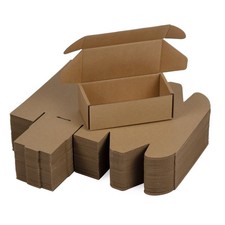 SUNLPH 50 Pack 6.5x3.2x2.2 Inches Small Shipping Boxes, 6.5x3.2x2.2, Brown